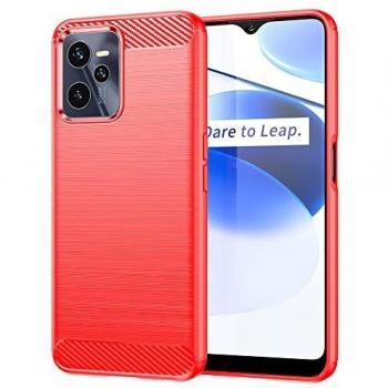 SPAK Cover Motorola Moto G22 Custodia, Ultra Sottile Protettiva Guscio in Silicone TPU Caso per Motorola Moto G22 (Rosso)