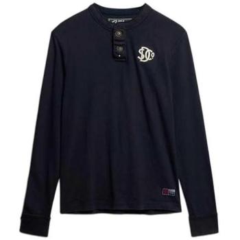 T-shirt manches longues Superdry Homme Navy Vintage 2XL
