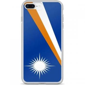 IPhone 7 Plus Soft Cover – Marshall Islands Flag – Mehrfarbig – Vertikaler Look