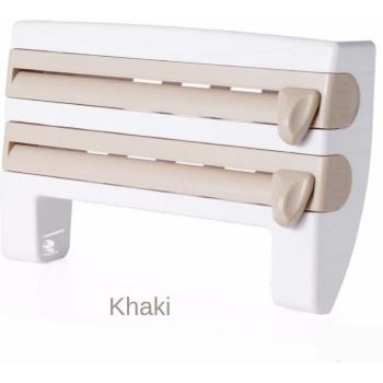 Hanging Kitchen Shelf for Plastic Wrap and Sauce Bottles