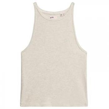 Superdry para mujer. W6011890A Camiseta espalda olímpica blanco beige (L/XL), Casual, Algodón, Sin mangas / Tirantes, Superdry outlet 2024