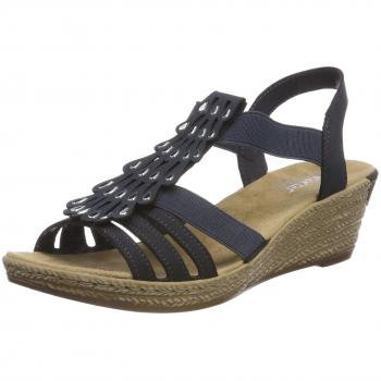 Rieker Geschlossene Sandalen Damen, Pazifik