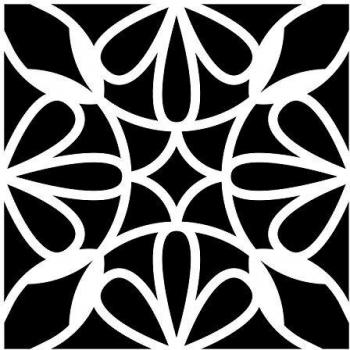 15x15cm ARTEMIO Cement Tile Stencil