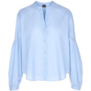 BOSS Bluse C_BERDAY_1 für Damen, Größe 40, Blau