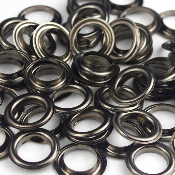 100 Sets 17mm Brass Eyelet Grommets for Bags and Clothing