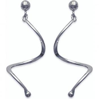 Les Trésors De Lily Tortilla-Ohrschmuck aus Silber