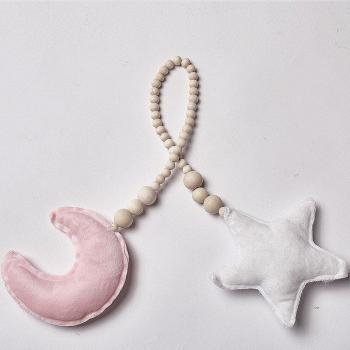 Dekorative Ornamente für Babyzimmer im Mondstern-Design
