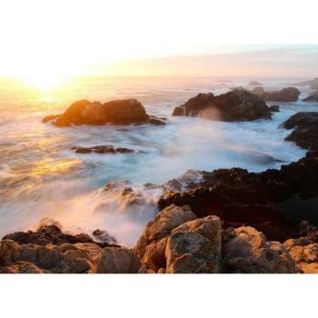 Papermoon Fototapete »Big Sur Sonnenuntergang«