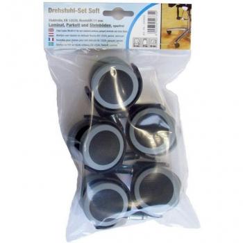 Castor Ruote Parquet Gira Sedia