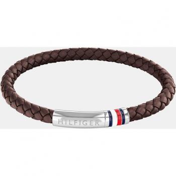 Brazalete de Cuero Marrón Tommy Hilfiger para Hombres – Código 2790402