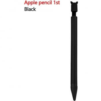 Housse en silicone colorée pour Apple Pencil, dessin de chat, antidérapante