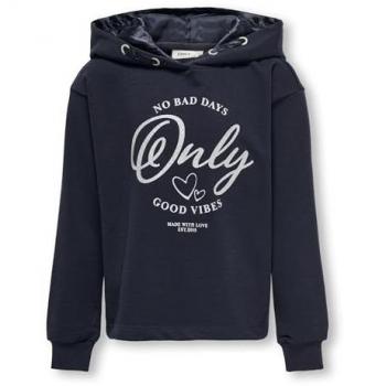 Kurzschnitt Glitzer-Hoodie KOGWENDY für Kids