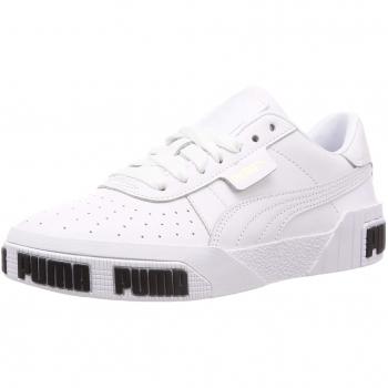 Puma Cali Bold Wn's' Sneaker Damen in Weiß (Puma White-Metallic Gold 01), Größe 39 EU