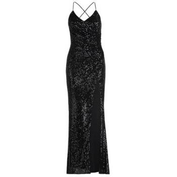 Vera Mont Abendkleid in Schwarz, Gr. 38, figurbetont