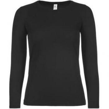 T-shirt lunga donna B&C E150 bianco XS