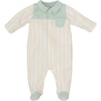 Pelele de Bebé Niño en Rayas con Apliques