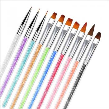 10pcs Nail Art Painting Brushes