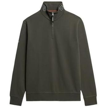 Superdry Trui met Ritskraag en Henley