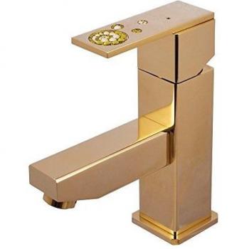 Mitigeur de lavabo ROYAL avec siphon doré