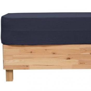 Élégance Marine – Drap Housse Flora 140x190 cm