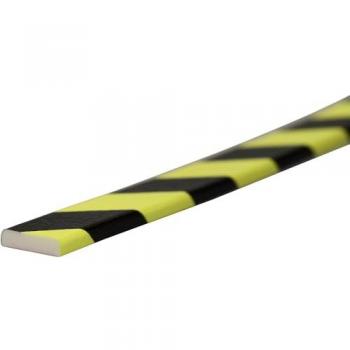Knuffi® Protection F – 5 m, Rouleau, Jaune/Noir – Réfléchissant en plein jour