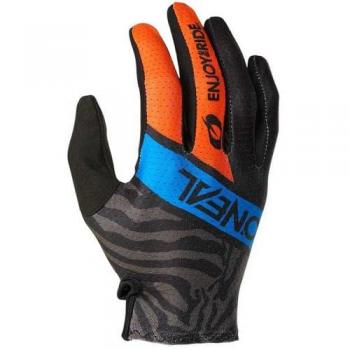 Oneal Matrix Shocker Kinder MX Handschuhe Schwarz Blau Orange M