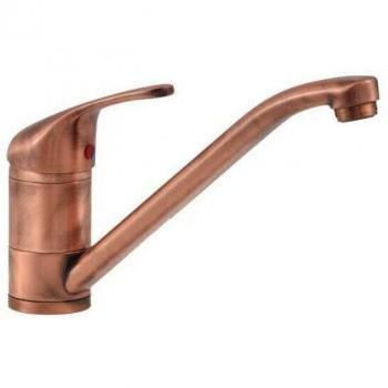 Miscelatore cucina a canna bassa in colore rame antico Gattoni 0200/PCR0