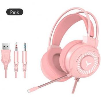 Surround Sound Gaming Headphones with LED Lighting