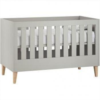 Venicci Saluzzo Cot Bed with Warm Grey Color