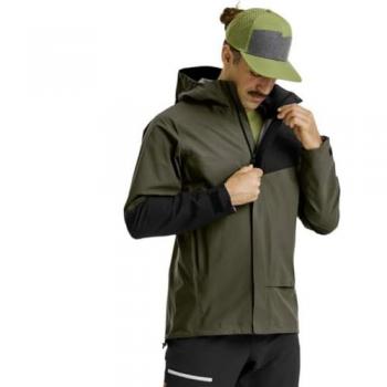 Seceda 3L Outdoor-Hoodie von Ortovox – Herren, Oliv, XXL