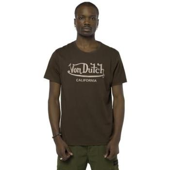 T-shirt Regular Fit Von Dutch Marron
