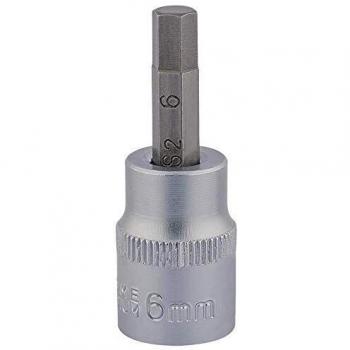 Draper 3/8 Square Drive Socket with Hexagonal Bit (6mm) | 16284