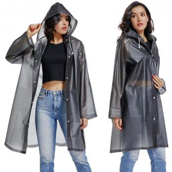 Regenjacke Damen/Herren Transparent – UV-geschützt & leicht