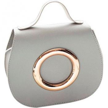 Feminine Schultertasche in reiner Farbe