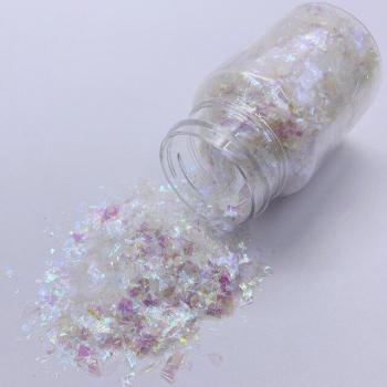 50 ML DIY-Nagelflocken: Bunte Paillette in Papierhülle