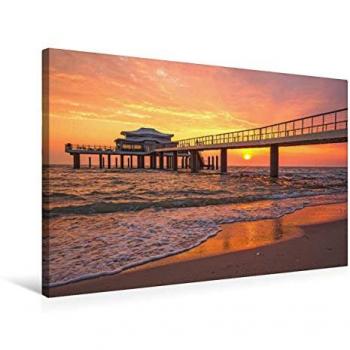 Premium Canvas “Morgengruß” – 75 × 50 cm, quer, Teehaus Timmendorf