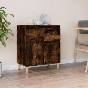 60x35x70 cm Smoked Oak Sideboard vidaXL