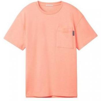 TOM TAILOR Oversize T-Shirt mit Logo auf der Brust