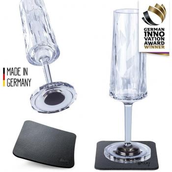 Silwy® Sekt Magnet Kunststoffgläser 2 Stück (150 ml)