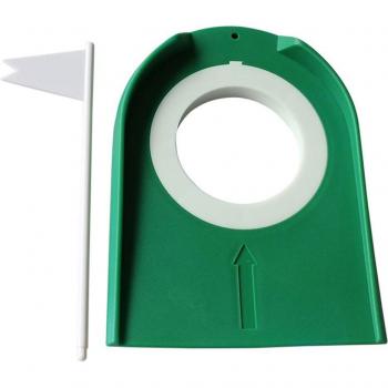 Ejercitador de Golf Interior con Taza y Bandera