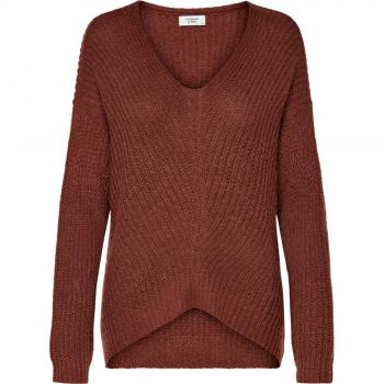 Jersey jdy de mujer de manga larga y cuello en pico