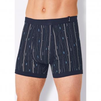 Unterhose Herren KINGS CLUB – Blau (Marine) 100 % Baumwolle, 2‑er-Set