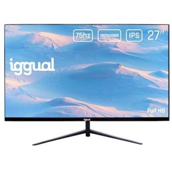 IGGUAL 27” Slim LED FHD 75 Hz con Conexiones VGA/HDMI