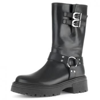 Gabor Wechselfu Reißverschlussstiefel schwarz