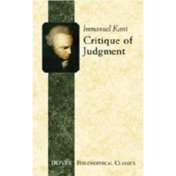 Critique of Judgment, by Immanuel Kant