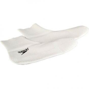 Speedo Unisex Latex Swim Socks, Multicolour (White/Black), Large
