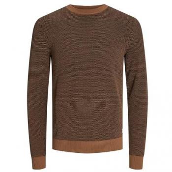 Jack & Jones JJEGLOBE Rundhalspullover in Strickoptik