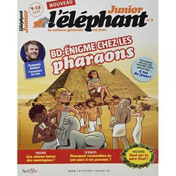 L'Eléphant junior, n° 3. BD-énigme chez les pharaons
