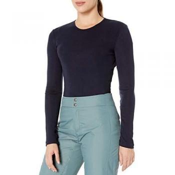 Merino Damen Baselayer Shirt – Icebreaker 175 Everyday LS Crewe, Mitternachtsfarbe, XS