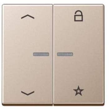Jung FMA1701PCH eNet Funkschalter mit Pfeil-Tasten, Duroplast, Champagnerfarben